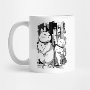 A Twin Cat Mug